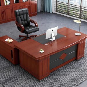 1.4m Executive Office Desk with Pedestal Cabinet