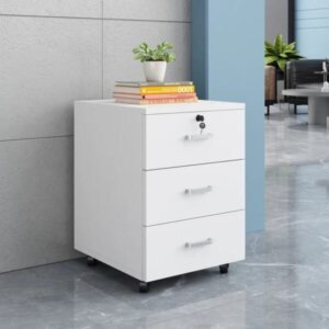 3-Drawer Mobile Pedestal Cabinet