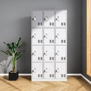 12-Door Steel Office Locker Cabinet
