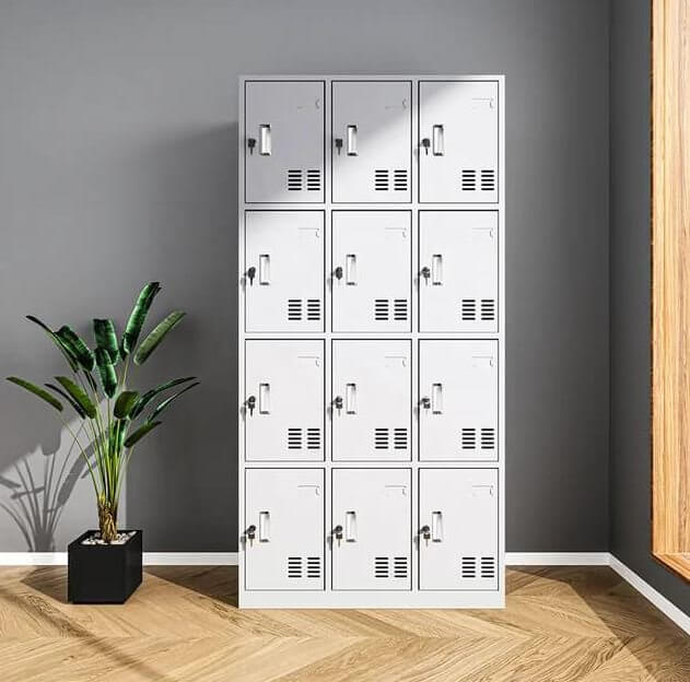 12-Door Steel Office Locker Cabinet