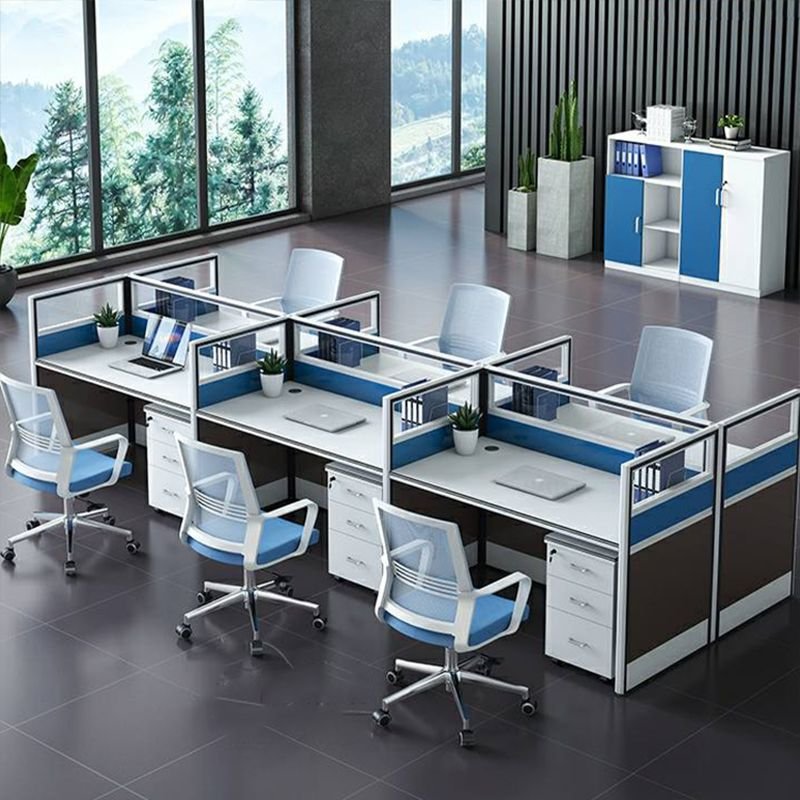 6-Person Office Workstation Desk