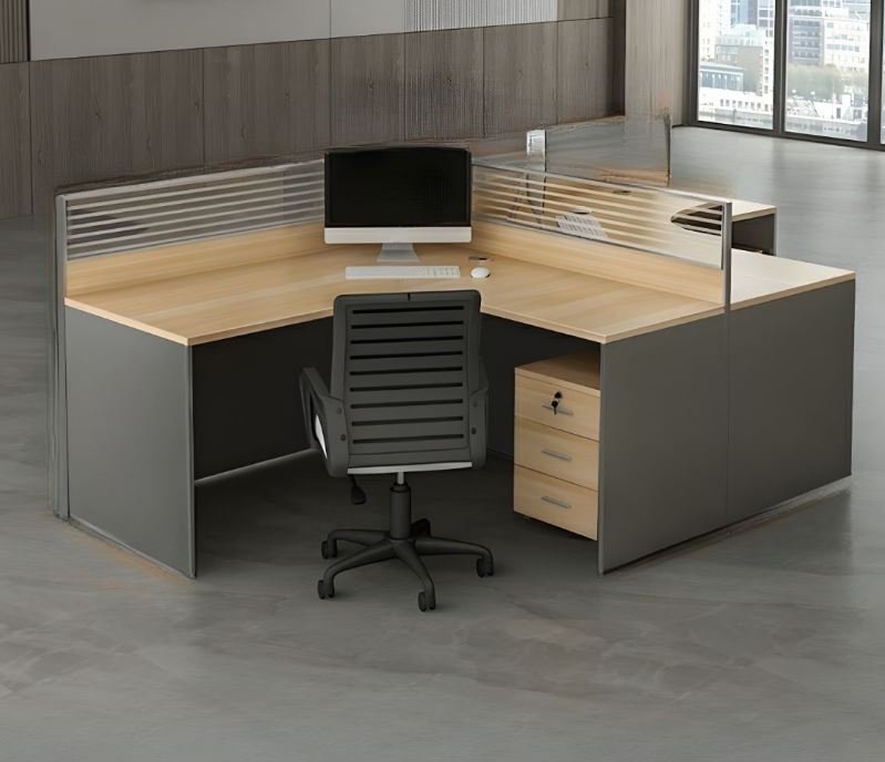 Curved Office Workstation Desk