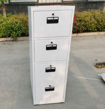 4-Drawer Steel Filing Cabinet with Individual Locks - Image 2