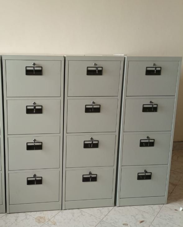 4-Drawer Steel Filing Cabinet with Individual Locks - Image 3