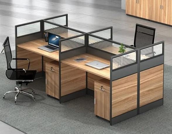 4-Person Office Workstation Desk - Image 2