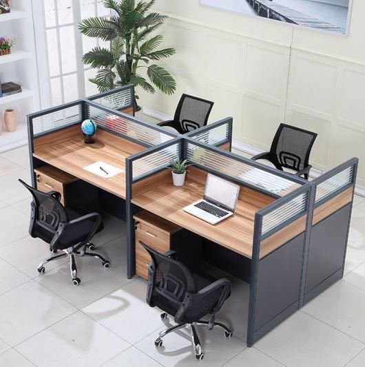 4-Person Office Workstation Desk - Image 3