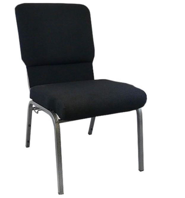 Black Stackable Training Chair