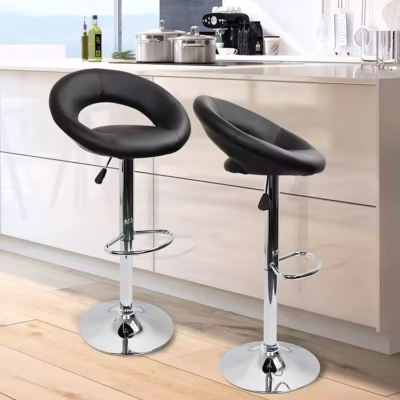 Adjustable PU Leather Bar Stool