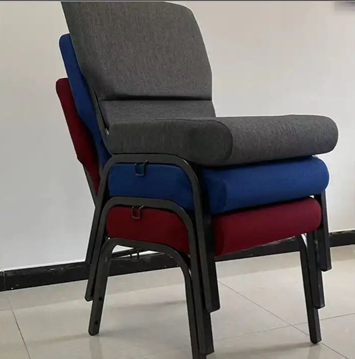 Black Stackable Training Chair - Image 2