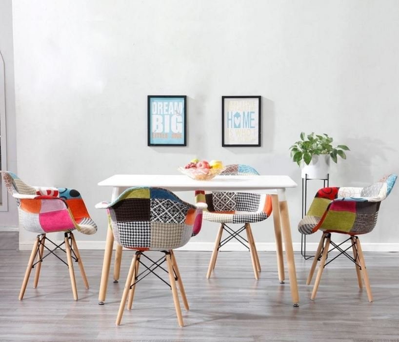 Patchwork Lounge Armchair - Image 2