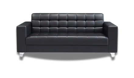 5-Seater Leather Office Sofa Set - Image 2