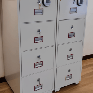4-Drawer Fireproof Filing Cabinet Safe
