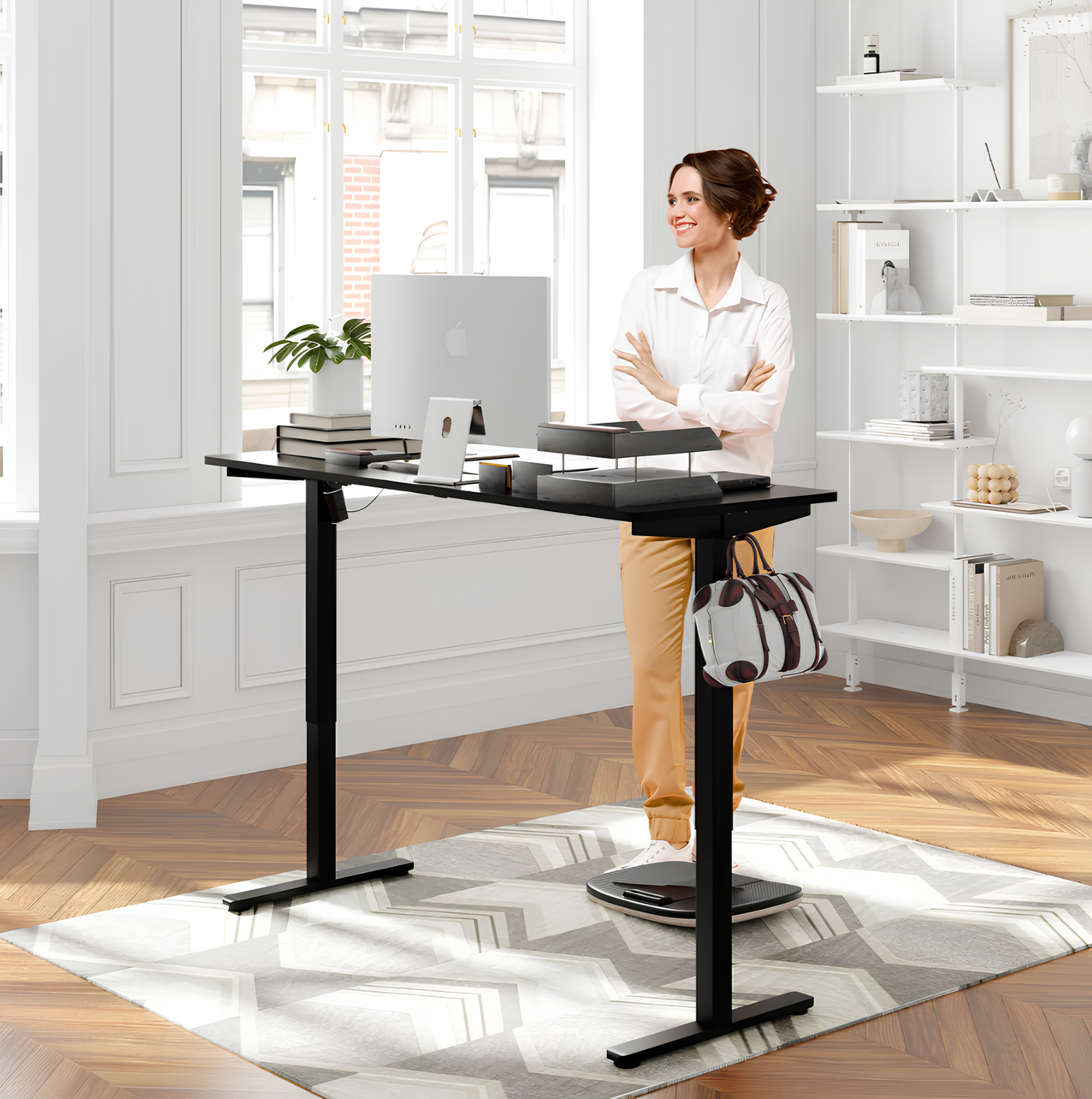 Electric Height Adjustable Standing Desk - Image 2
