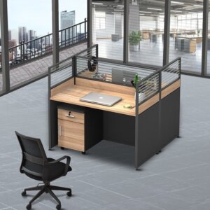 2-Person Office Workstation Desk