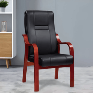 Leather Visitor Chair for Office Reception