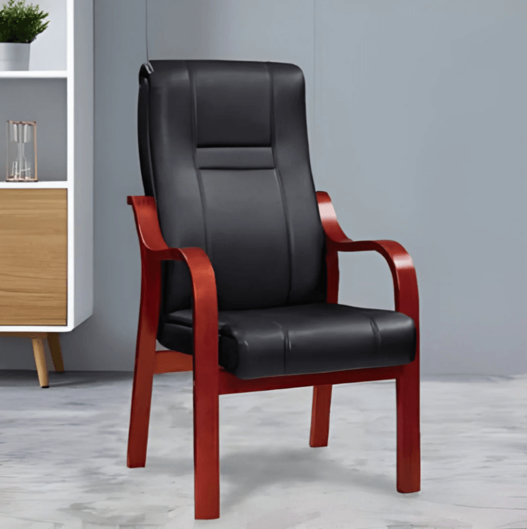 Leather Visitor Chair for Office Reception
