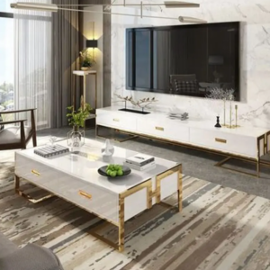 Glass Living Room TV Stand